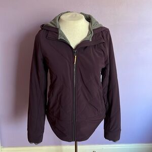 Athleta Girl Jump To It Full Zip Hooded Jacket Girls XL (14) Purple